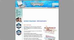 Desktop Screenshot of emailcashpro.com